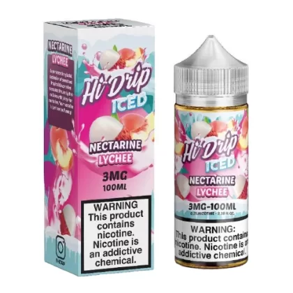 Nectarine Lychee ICED by Hi-Drip 100ml - Vape Product, Vape Product