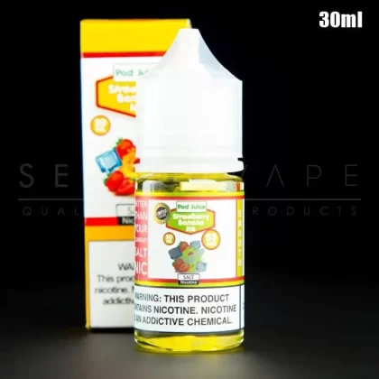 Pod Juice – Strawberry Banana Freeze Nic Salt 30ml