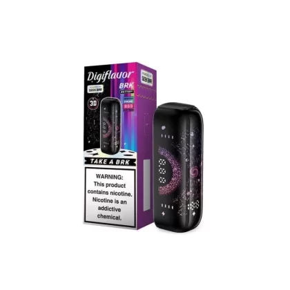 Geek Bar Digiflavor BRK 20k Disposable Battery - Black (Battery)
