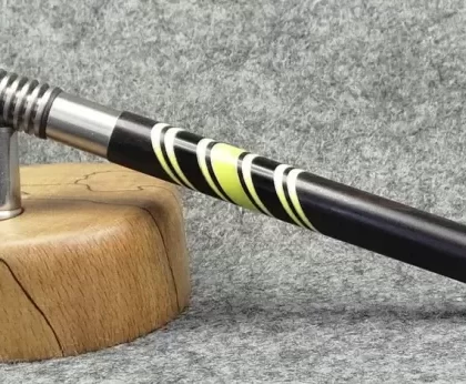 Slimline Old Dirty Basset in Blackwood with Yellow Accents by PhattPiggie - Ejuicewarehouse