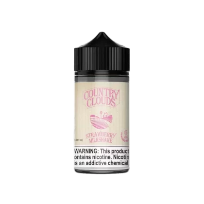 Country Clouds - Strawberry Milkshake - 100ML E-Liquid - 3MG