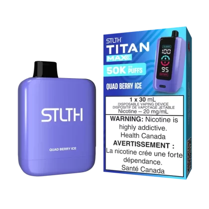 QUAD BERRY ICE – STLTH Titan Max 50k Jetable