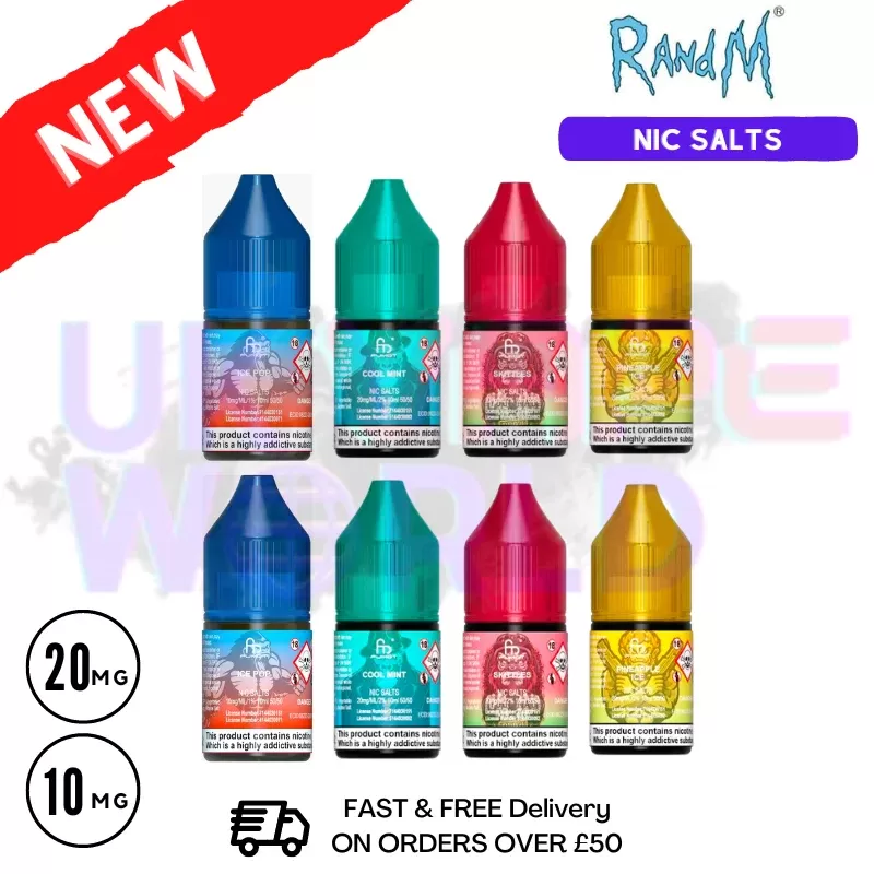 RandM Tornado 7000 Nic Salt E Liquid