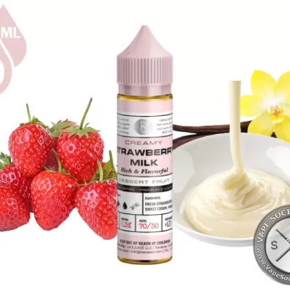 Strawberry Milk GLAS BSX VAPOR SERIES 60ml