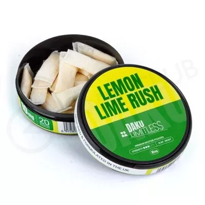 Daku Lemon Lime Rush Nicotine Pouches