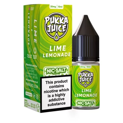 Pukka Juice Lime Lemonade Nic Salt E-Liquid - 20mg