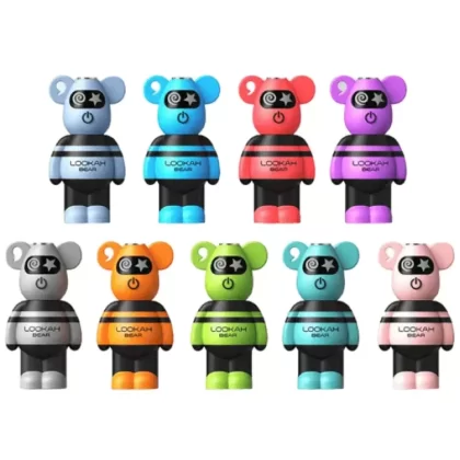 Lookah | Bear - Color#Pink>Red>Dark Blue>Cyan>Green>Orange>Grey>Purple>Blue Tie Dye>Purple Tie Dye>Yellow Tie Dye>Rainbow>Pink Tie Dye