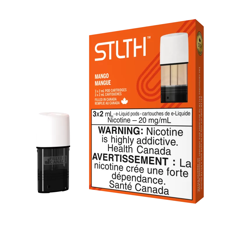 STLTH Pod Pack - Mango - 20 mg/mL (wholeseller) - Excise ON, 20 mg/mL - ON