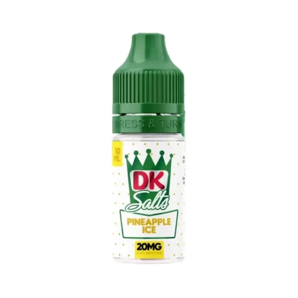 Donut King DK Pineapple Ice Nic Salt Vape Juice - 10 Pack - Strength 20mg