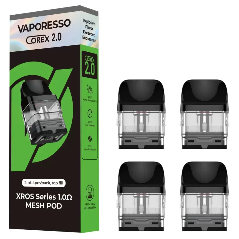 Vaporesso XROS Series Replacement Pods 2ml (Pack Of 4) - Eightvape