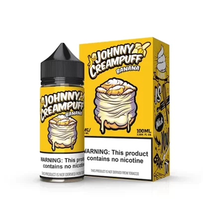 Sale $10.00 – Banana by Tinted Brew – Johnny Creampuff TFN Series 100mL