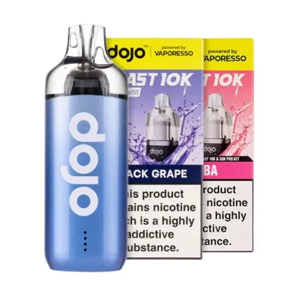 Vaporesso Dojo Blast 10K Prefilled Pod Kit Bundle - Blueberry Sour Raspberry
