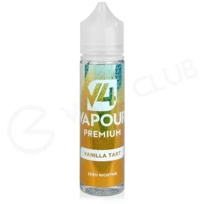 Vanilla Tart Shortfill E-Liquid by V4 Vapour Premium 50ml