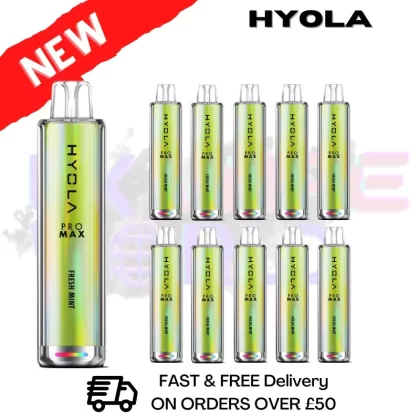 Fresh Mint Hyola Pro Max 8000 Puff Box Of 10