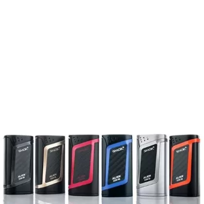 SMOK Alien 220W TC Mod By dual 18650 Batteries - GunMetal