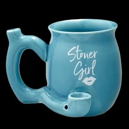 Stoner Girl Petite Ceramic Mug Pipe