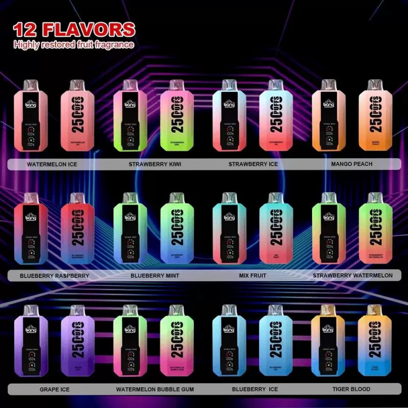 Bang 25K LED Display Disposable Vape - Vapeq10 - Image 2
