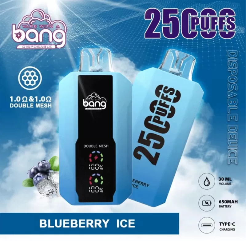 Bang 25K LED Display Disposable Vape - Vapeq10 - Image 3