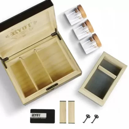 RYOT Humidor Walnut Combo Storage Box Bundle