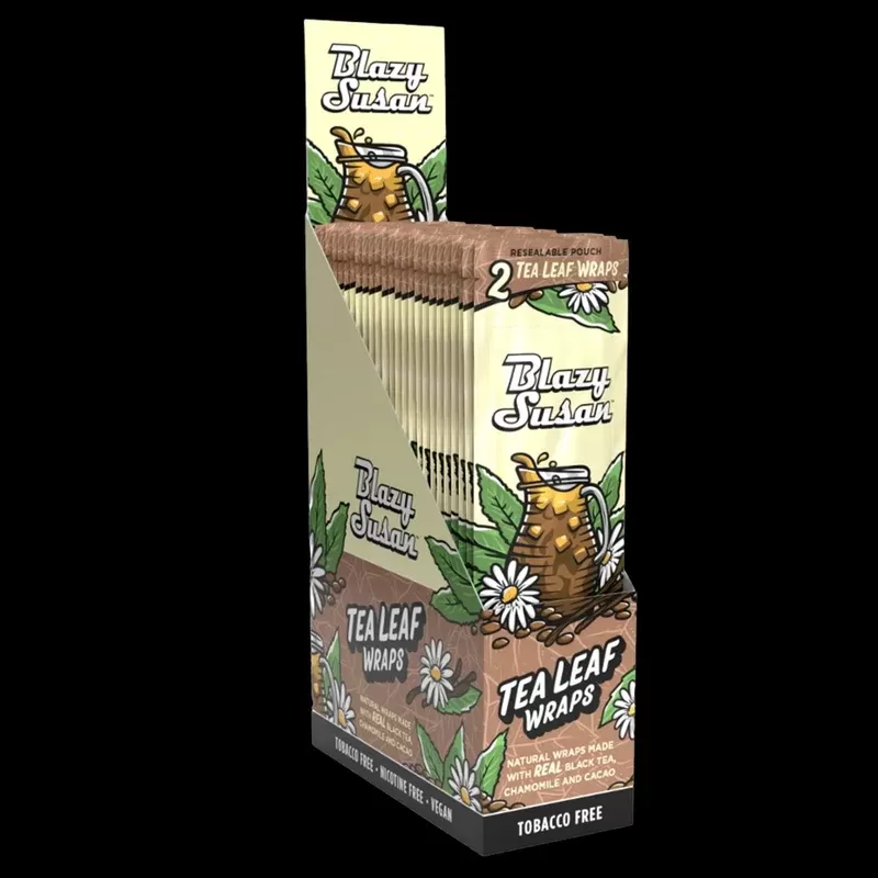 Blazy Susan Tea Leaf Wraps – Display Box