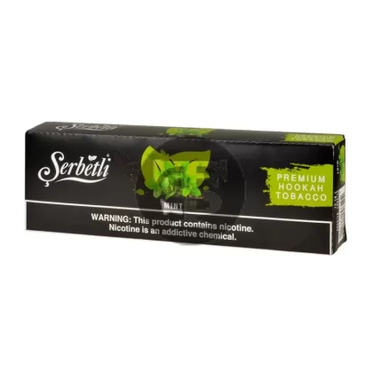 Serbetli Premium Hookah Tobacco 10 packs of 50g Mint - Ejuicewarehouse
