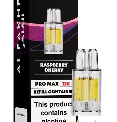 Raspberry Cherry Al Fakher Crown Bar Pro Max 12K Refill Pod