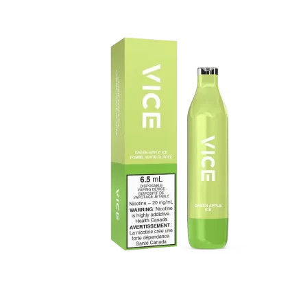 Vice 2500 Green Apple Ice Disposable