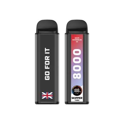 Skipper Turbo Disposable Vape – Grape Watermelon Ice 50mg (10000Puffs) - Vapebazaar Pk