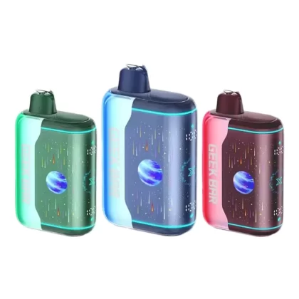 Geek Bar Pulse X 2 50K Disposable Vape - Banana Taffy Freeze, Blue Razz Bull