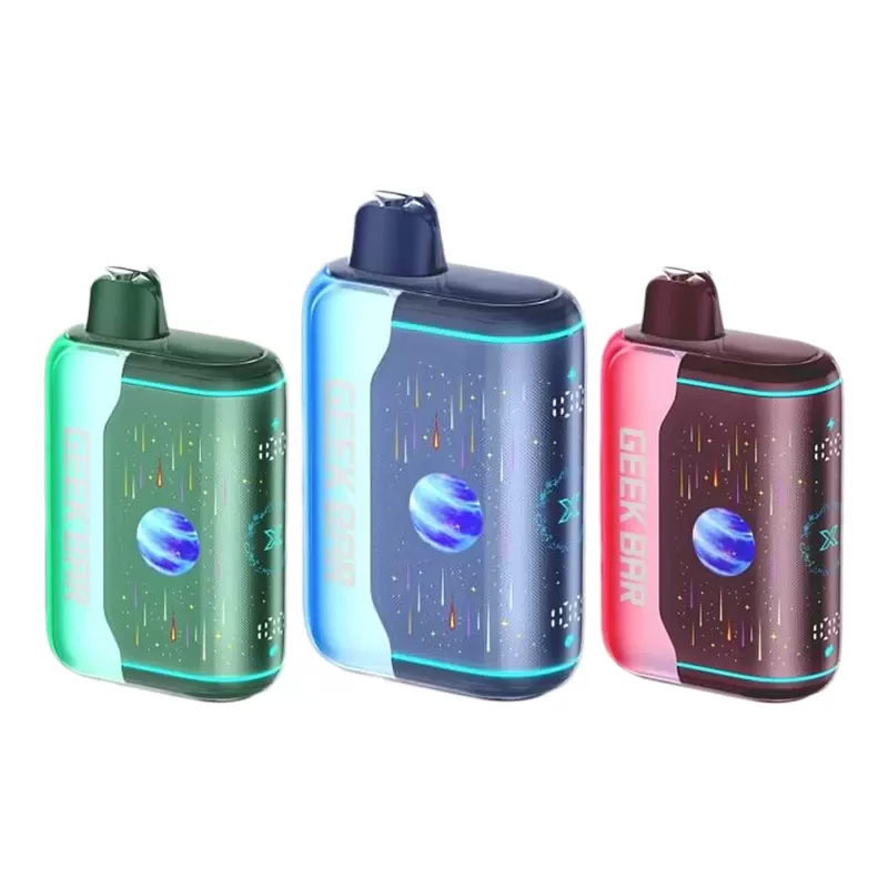 Geek Bar Pulse X 2 50K Disposable Vape - Banana Taffy Freeze, Blue Razz Bull