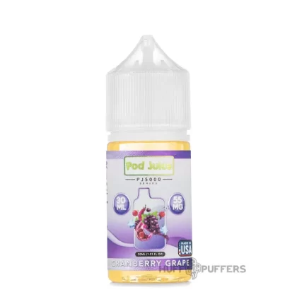 Pod Juice PJ5000 – Cranberry Grape 30mL - Nicotine Strength#35mg>55mg