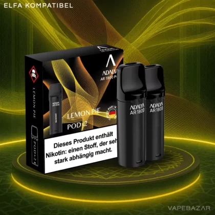 Adalya Alpha Pods – Lemon Pie – (2er Pack) - Adalya / Propylenglykol / Aromastoffe / Glycerin / Nikotinbenzoat