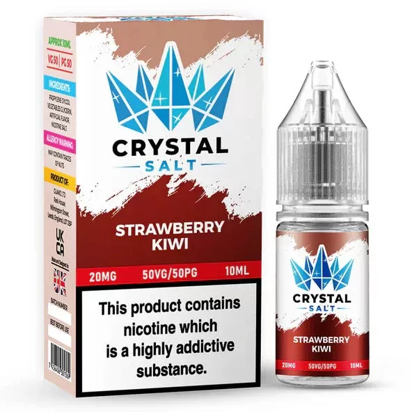 Strawberry Kiwi Crystal Salt Nic Salt E Liquid – 10ml | 10/20mg | 50/50 VG/PG