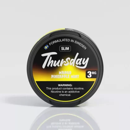 Thursday Nicotine Pouches – Mango Pineapple Mint