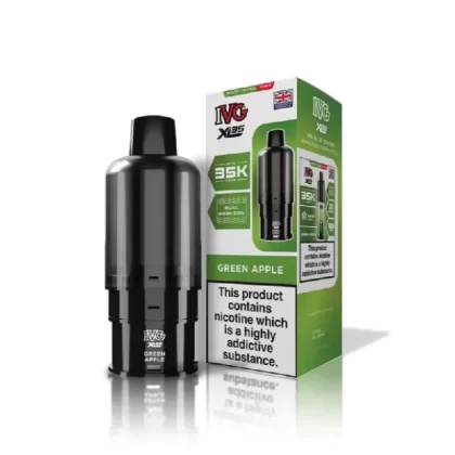 IVG XL 35k Refill Pods Green Apple - Nicotine Strength#20mg (95E52A)
