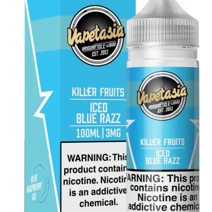 Vapetasia - Killer Fruits ICED Blue Razz - 100ML E-Liquid - 0MG