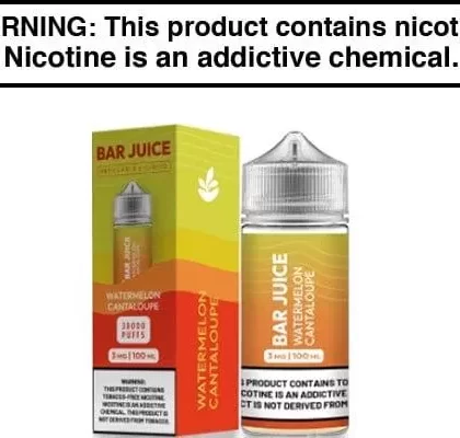 WATERMELON CANTALOUPE BY BAR JUICE BJ30000 100ML - Vapejuice