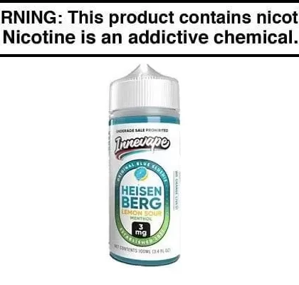 HEISENBERG LEMON SOUR MENTHOL BY INNEVAPE 100ML - Vapejuice