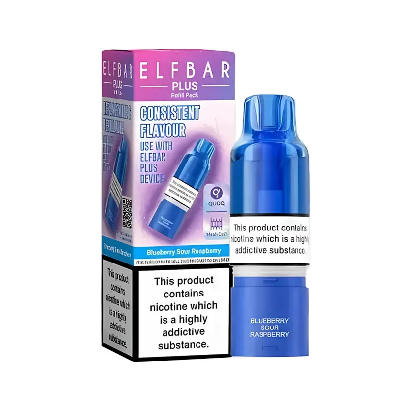 Elf Bar Plus Refill Pods - Blue Razz Lemonade - Image 2