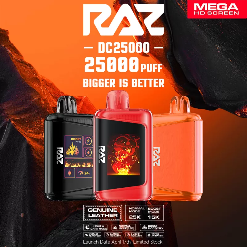 RAZ LTX 25K Puff Disposable Device – 25000 Puffs - Wintergreen
