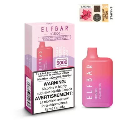 ELF BAR 5000 – PEACH BERRY