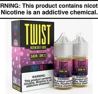 PURPLE NO. 1 BY TWIST SALT 60ML - Vapejuice