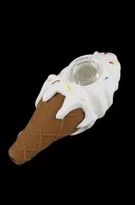 Ice Cream Silicone Hand Pipe
