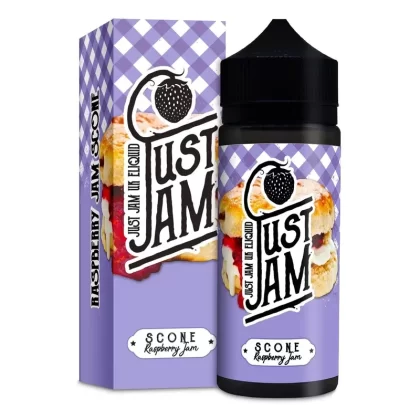 Just Jam Scone 100ml Vape Juice - Add Nic Shot#0 Nic Shots>1 x 18mg Nic Shot>2 x 18mg Nic Shots