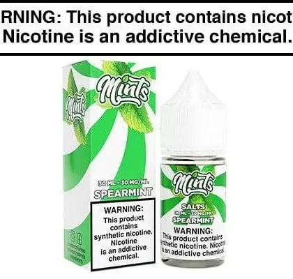 SPEARMINT BY MINTS SALT 30ML - Vape Product, Vape Product