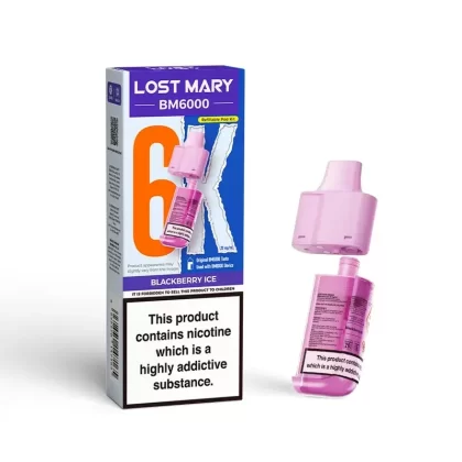 Lost Mary BM6000 Prefilled Pod Blackberry Ice - Ecigpremium
