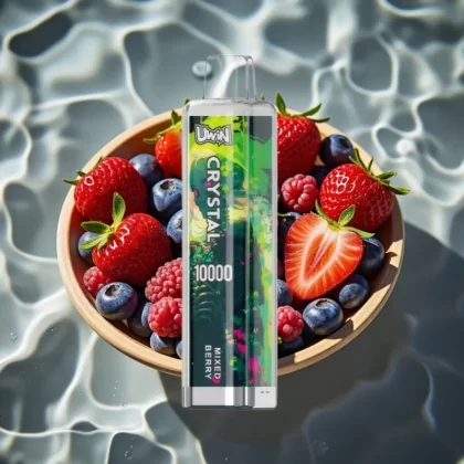 UWIN Crystal 10000 Puffs Disposable Vape – Mixed Berry, 18ml, 650mAh, RGB Lights, Type-C - Bangvapeaustralia