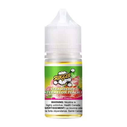 SLUGGER Salt – Strawberry Watermelon Peach Ice 30ml (20, 35, 50mg) - Vape Product, Vape Product