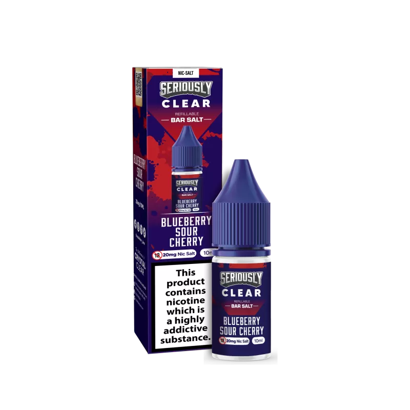 Serioulsy Clear Nic Salt - Strawberry Sour Raspberry / 10MG - Image 2