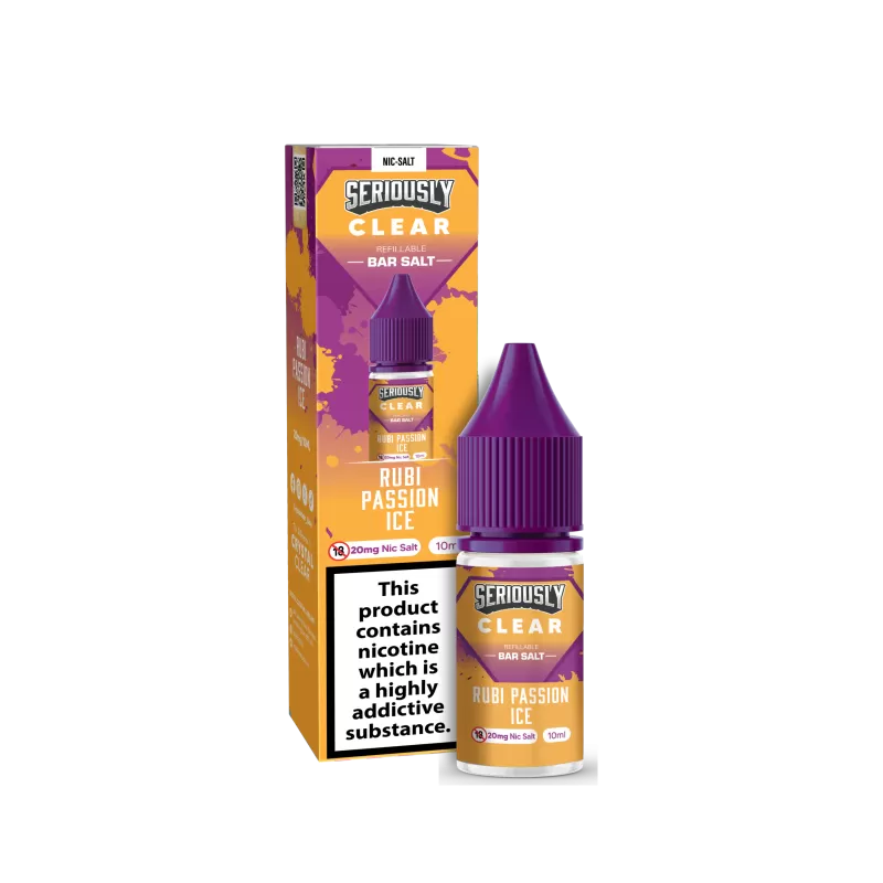 Serioulsy Clear Nic Salt - Strawberry Sour Raspberry / 10MG - Image 3